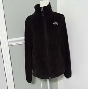 The North Face Black Full Zip Fleece Jacket Women's Sz M